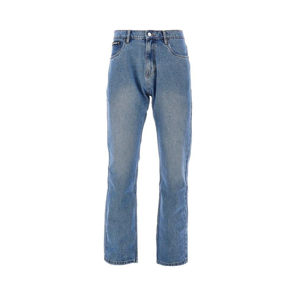 Pleasures Men 'Rotten' Jeans With Skull Embroidery